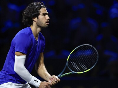 Europa lidera la Laver Cup tras victoria de Alcaraz sobre Fritz