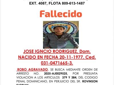 Hombre muerto en enfrentamiento con la Policía en Santiago