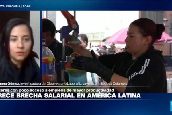 Johanna Gómez: "La desigualdad salarial en América Latina sigue siendo alarmante"