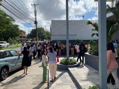 Preparación para terremotos en simulacro nacional de evacuación