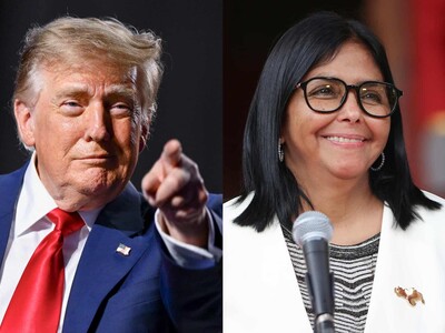 Trump y Delcy Rodríguez se reúnen en Nueva York por primera vez en más de una década