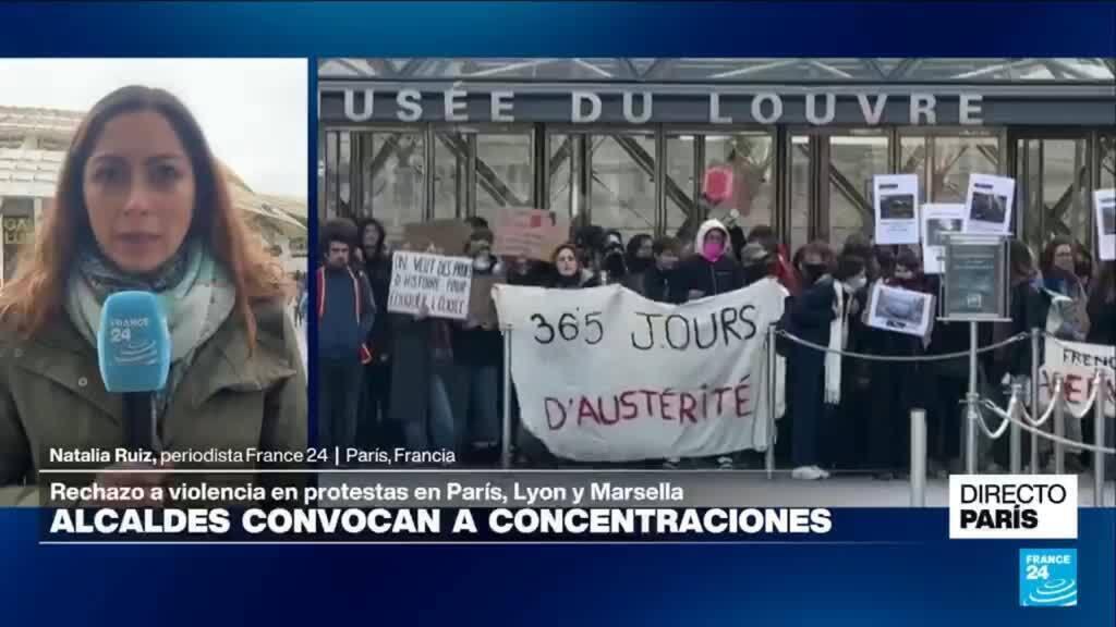 Alcaldes franceses llamaron a movilizarse contra la violencia