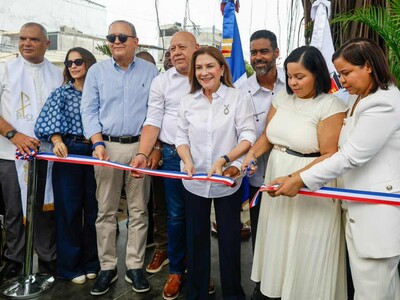 Carolina Mejía inaugura el bulevar Pedro Livio Cedeño en Villas Agrícolas