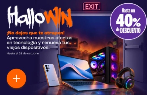 Cupón de 30 euros para Black Friday: ofertas especiales de Halloween en PcComponentes