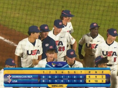 Estados Unidos vence a República Dominicana en la Súper Ronda del Mundial Sub-15