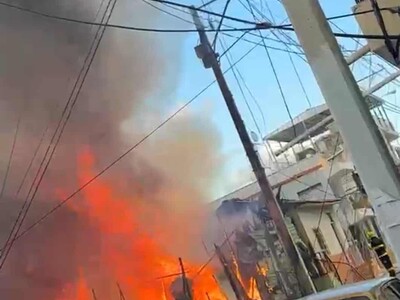 Incendio en Pueblo Nuevo de Santiago destruye cinco viviendas