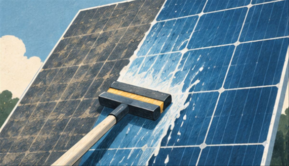 La suciedad puede reducir hasta 15% el rendimiento de paneles solares