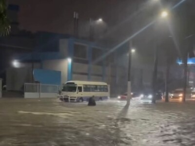 Lluvias en Santiago y Mao causan inundaciones y caída de árboles