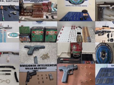 Operativos policiales dejan 287 detenciones en una semana en el país