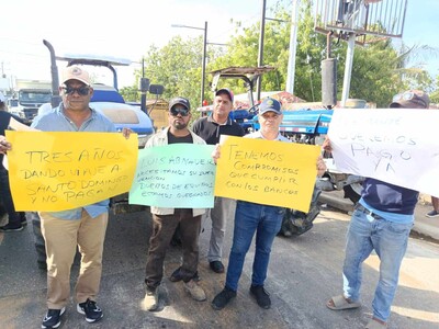 Propietarios de maquinaria exigen pagos adeudados por trabajo en el Proyecto La Cruz de Manzanillo