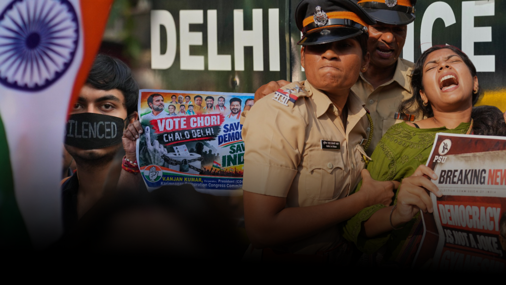 Protestas electorales: India detiene líderes juveniles de las “Cucarachas