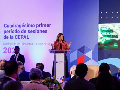 Raquel Peña expone ante la Cepal el crecimiento dominicano